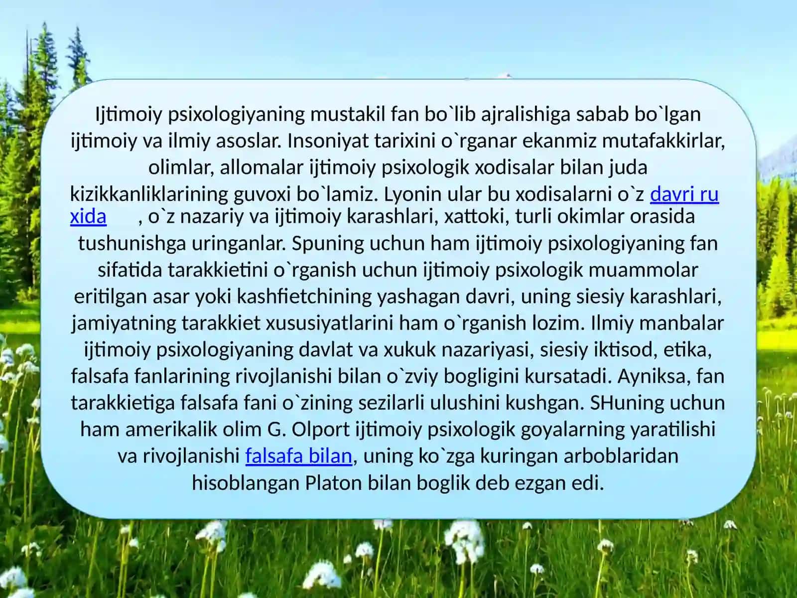Mavzu: Ijtimoiy Psixologiya 3