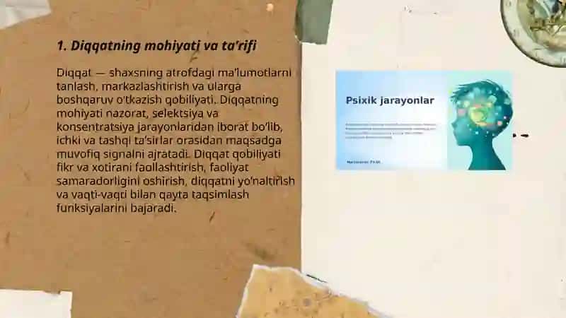Diqqat psixik jarayon sifatida 3
