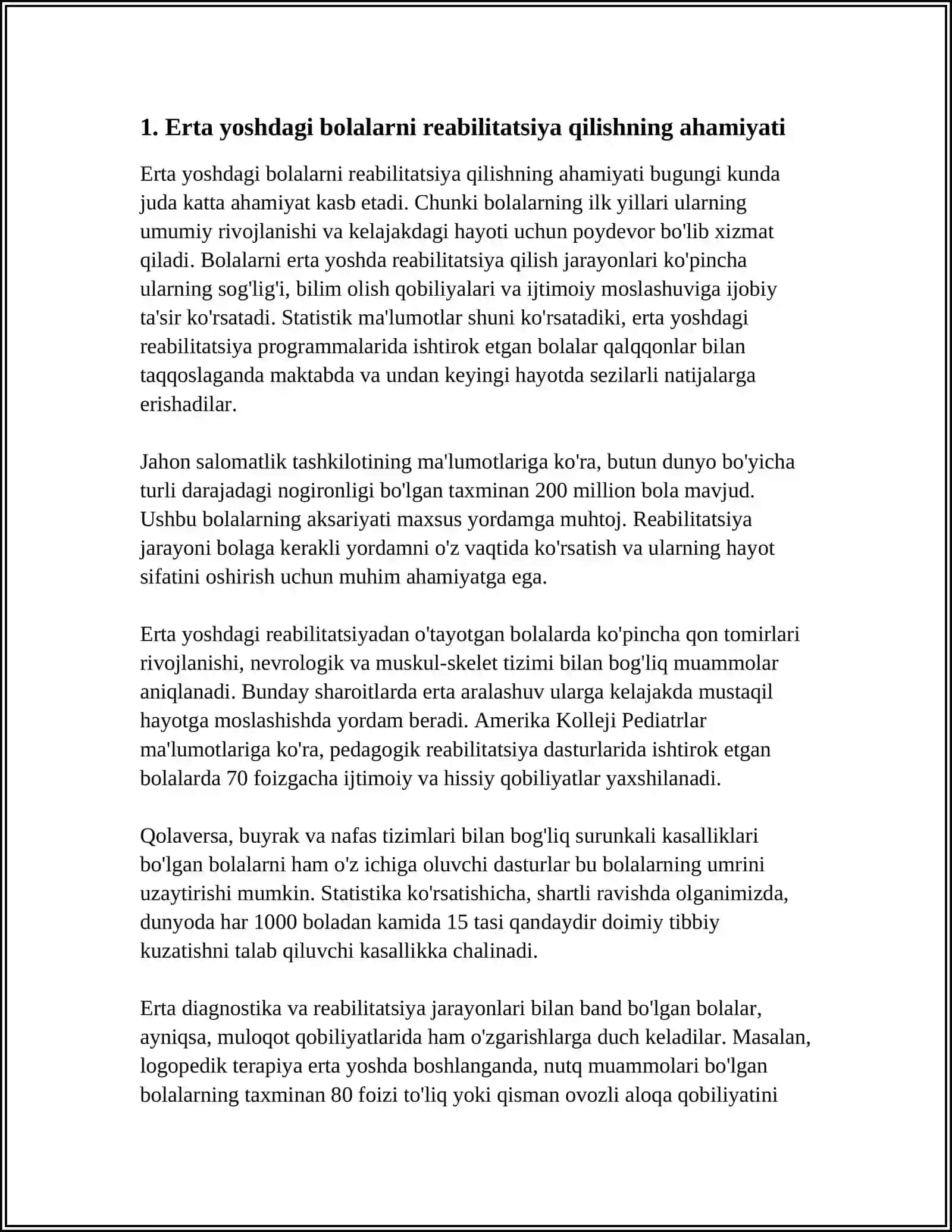 ILK YOSHDAGI BOLALAR REABILITATSIYASI 3