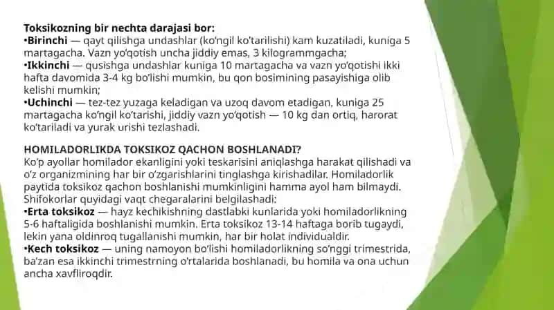 Homiladorlikning kechtoksikozi 3