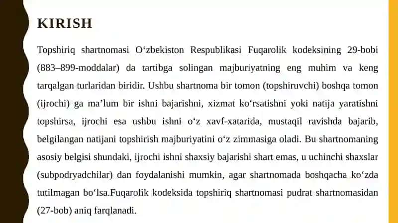 Topshiriq shartnomasi 3