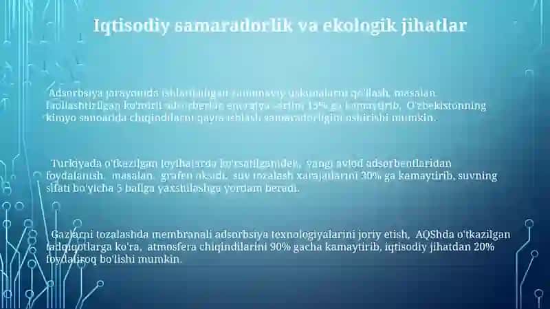 Adsorbsiyajarayoniuchunjihozlar 3
