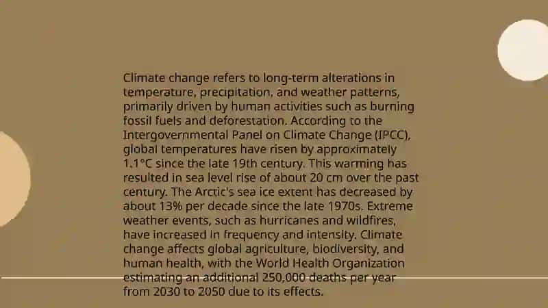Climate Change and Its Global Impact 3