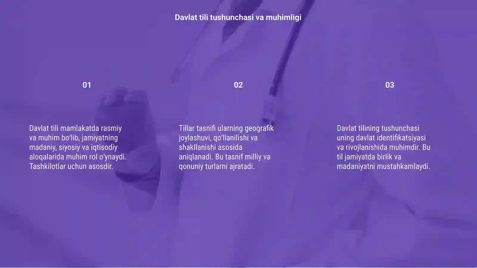 Davlat tili tasnifi va tillar tasnifi 3