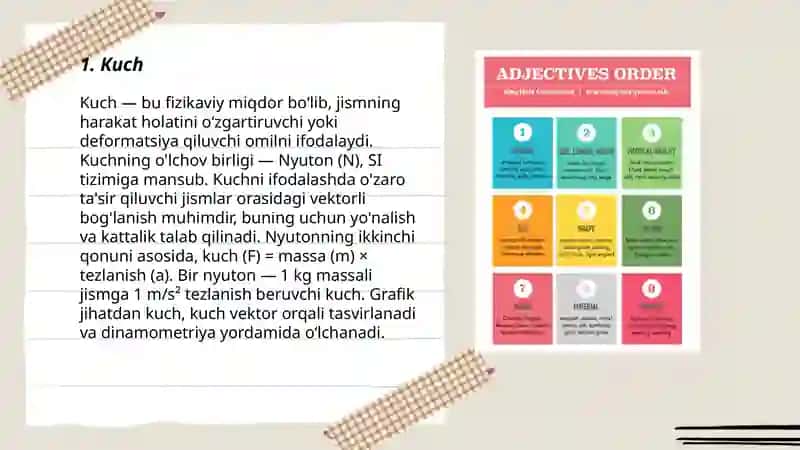Jismoniy sifatlar 3