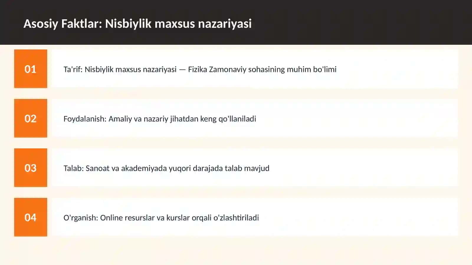 Nisbiylik maxsus nazariyasi 3