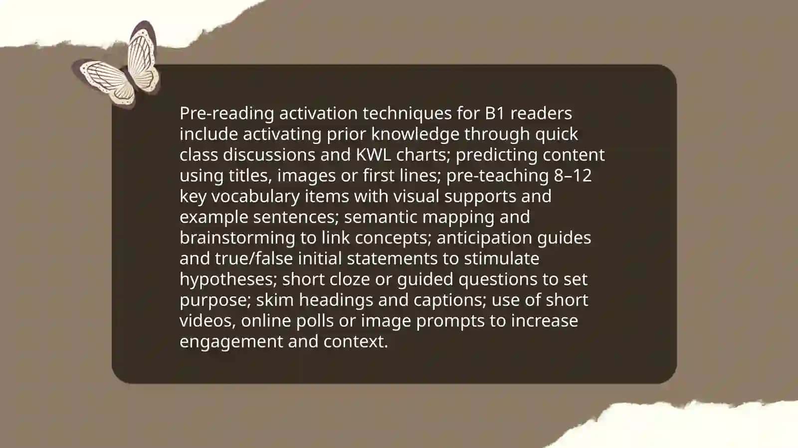 Technologies of teaching reading (B1) 3