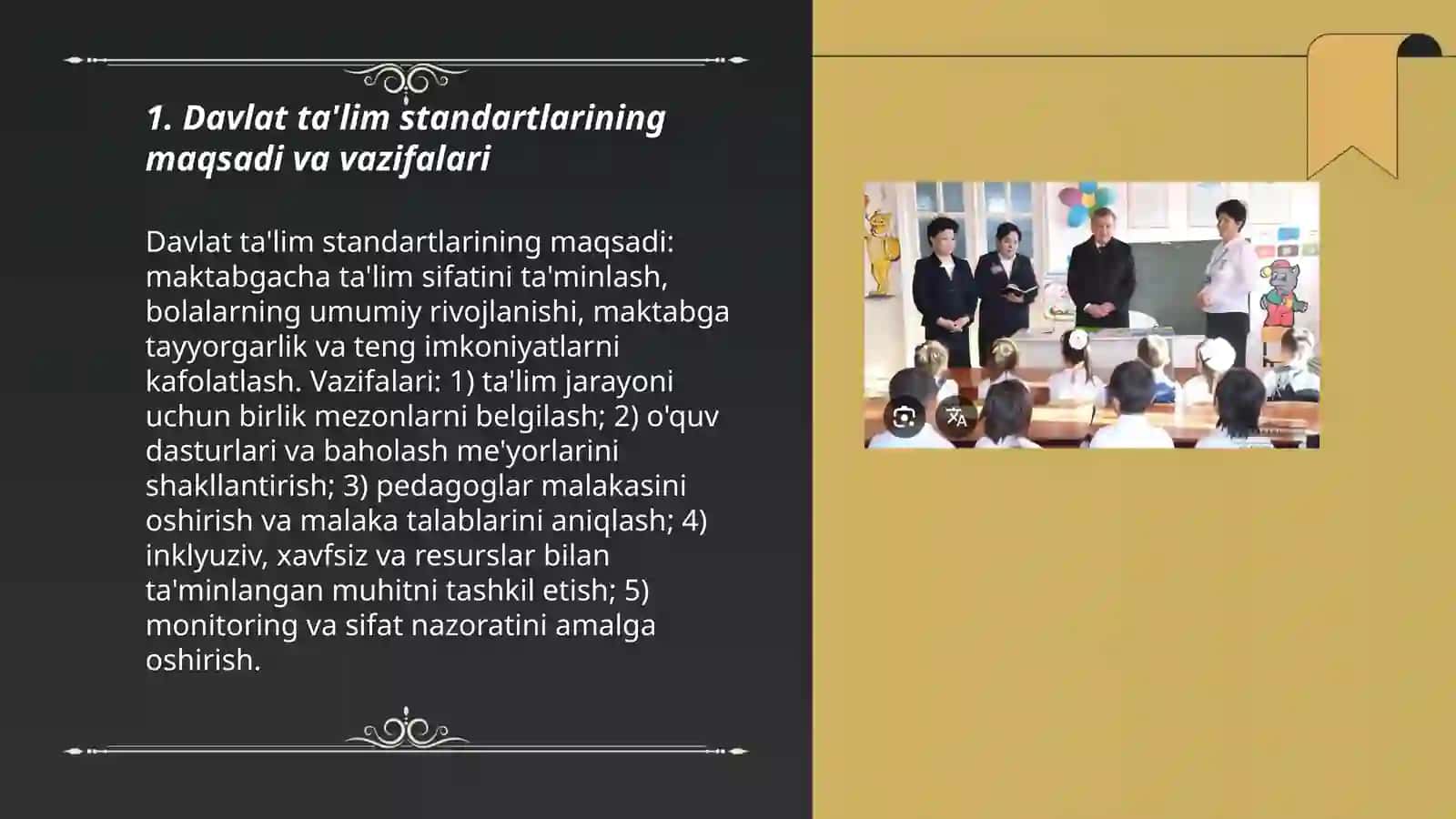 Davlat ta'lim standartlarining maqsadi va vazifalari 3