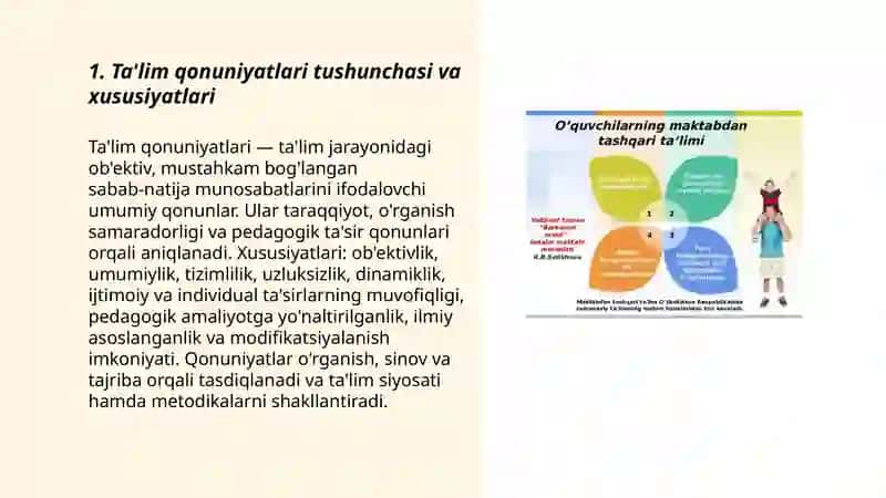 Ta'lim qonuniyatlari va tamoyillari 3