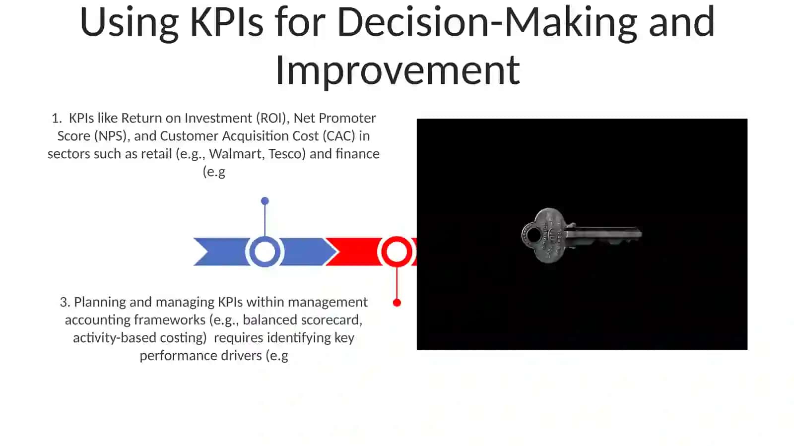 Planning and managing key indicators in management accounting 3