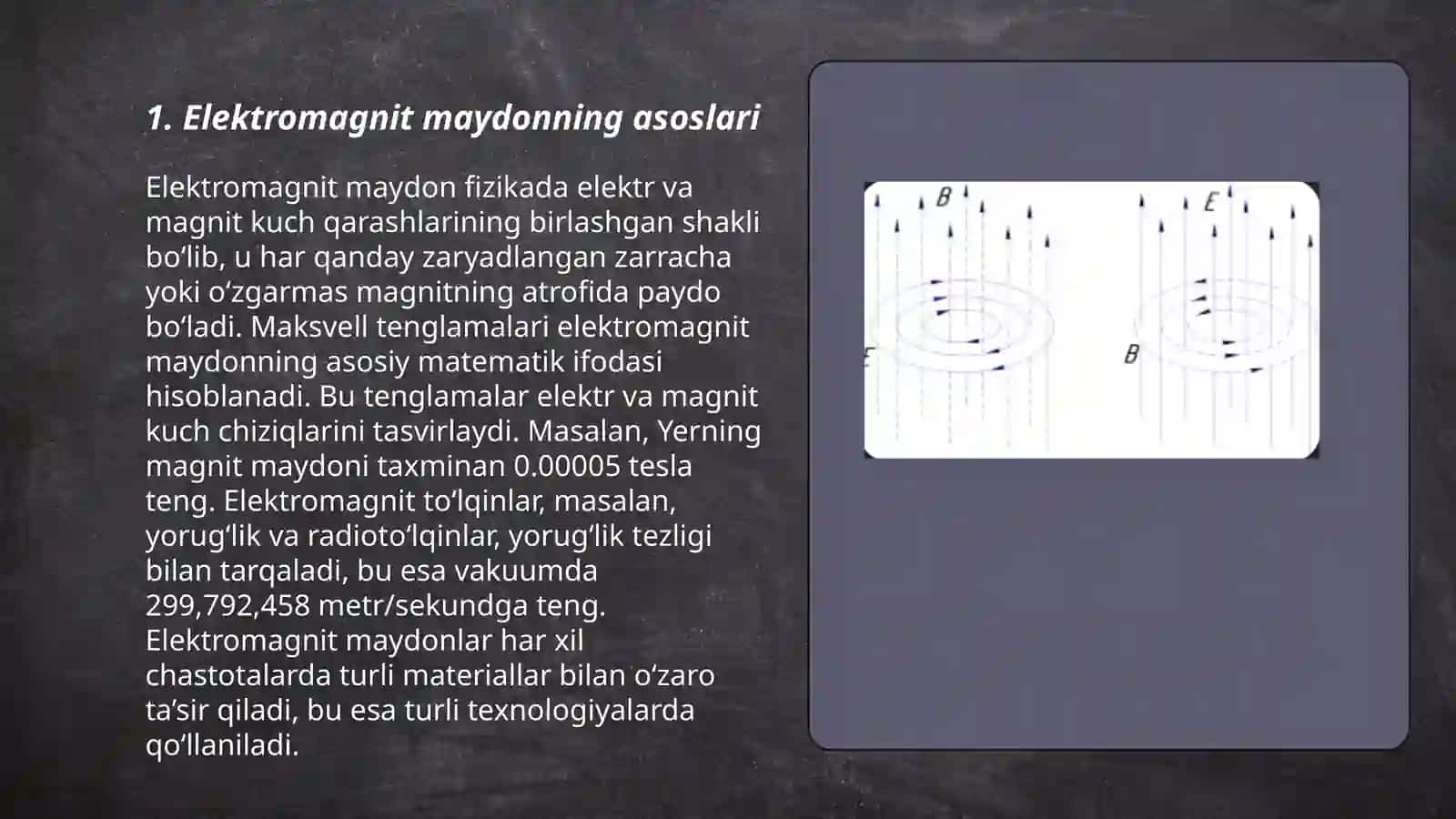 Elektromagnit maydon energiyasi 3
