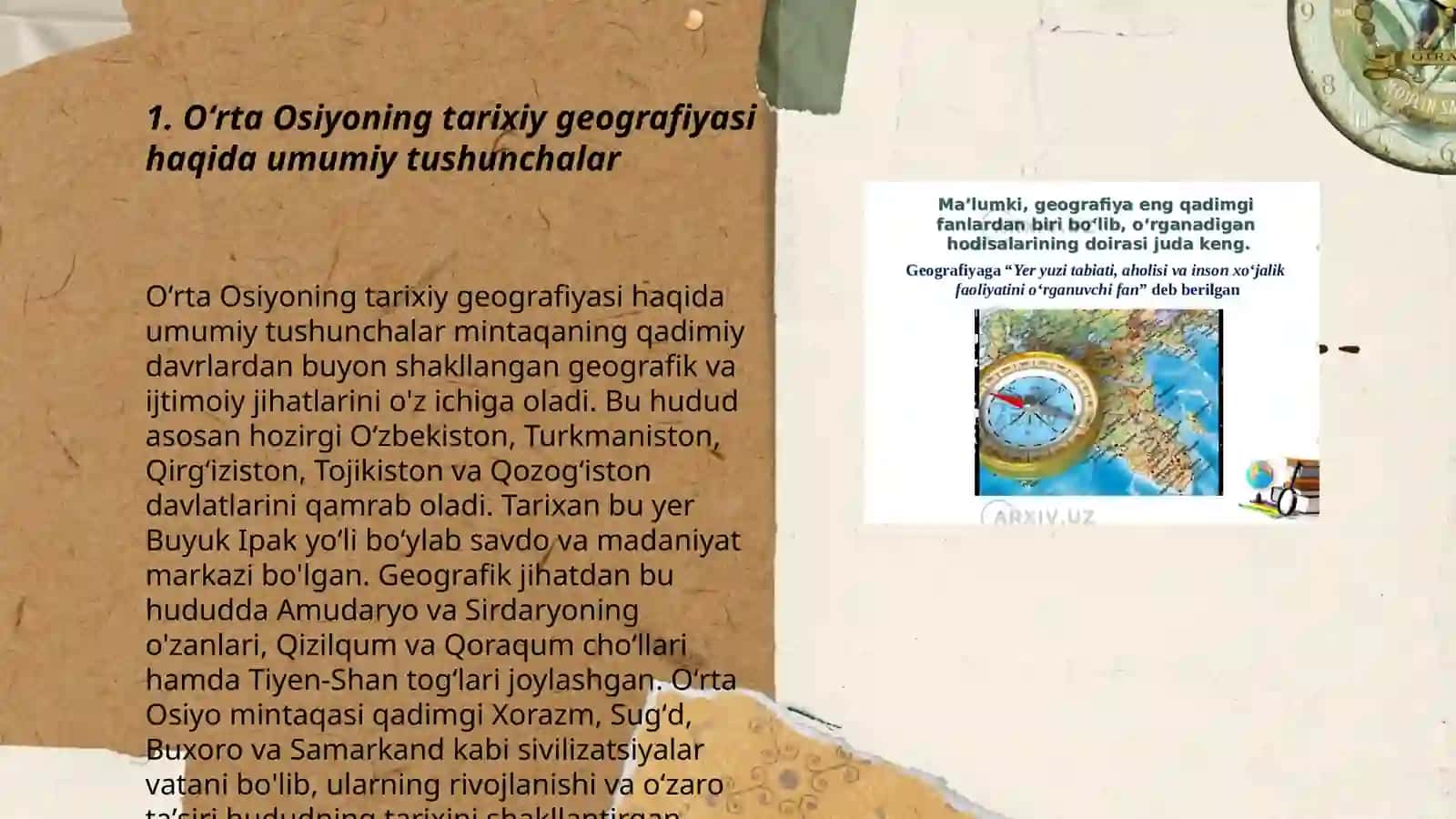 Oʻrta Osiyo olimlari asarlarining tarixiy geografiya uchun ahamyati 3