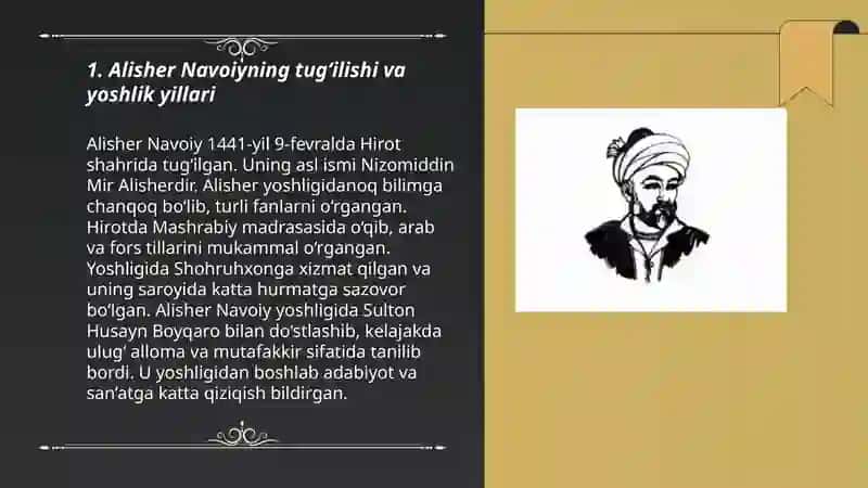 Alisher Navoiyning hayoti va ijodi 3