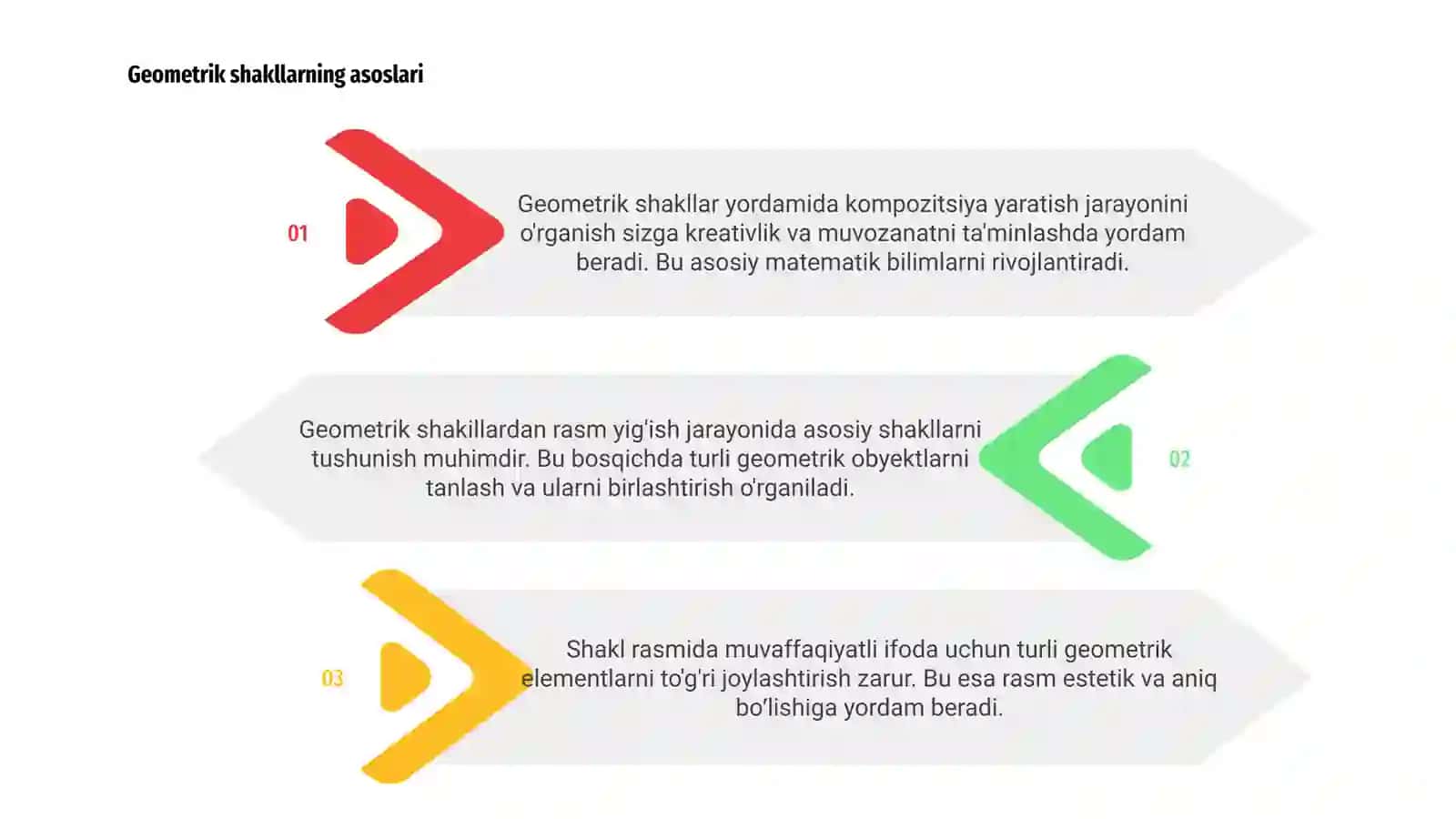 Geometrik shakillardan rasm yig'ish 3