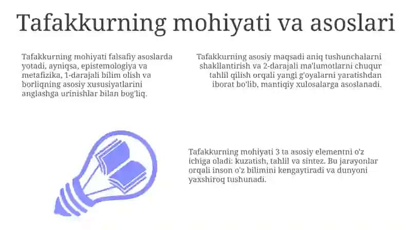 Tafakkur haqida 3