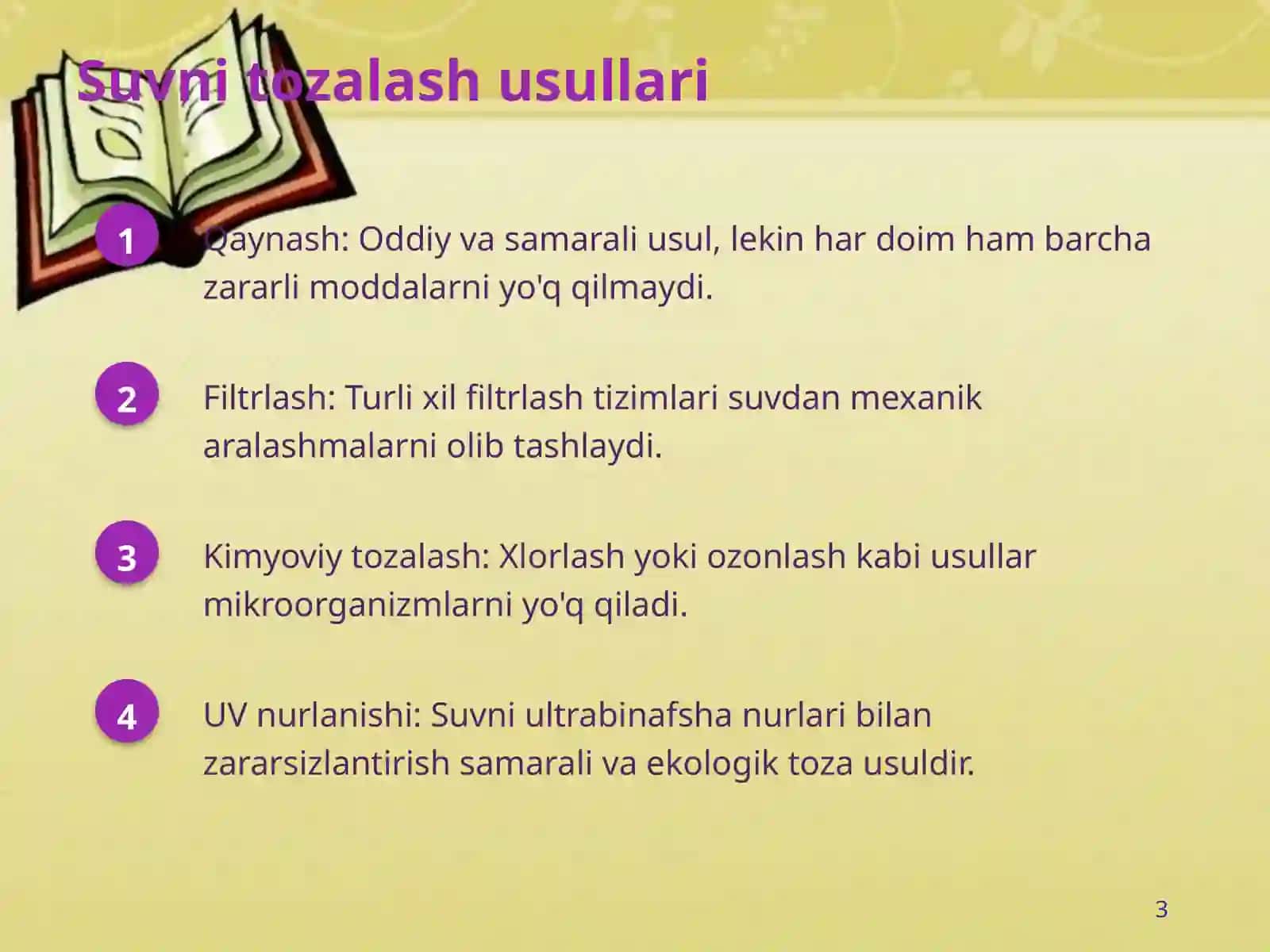 Ichimlik suvining sifatiniyaxshilashningasosiyusullari 3