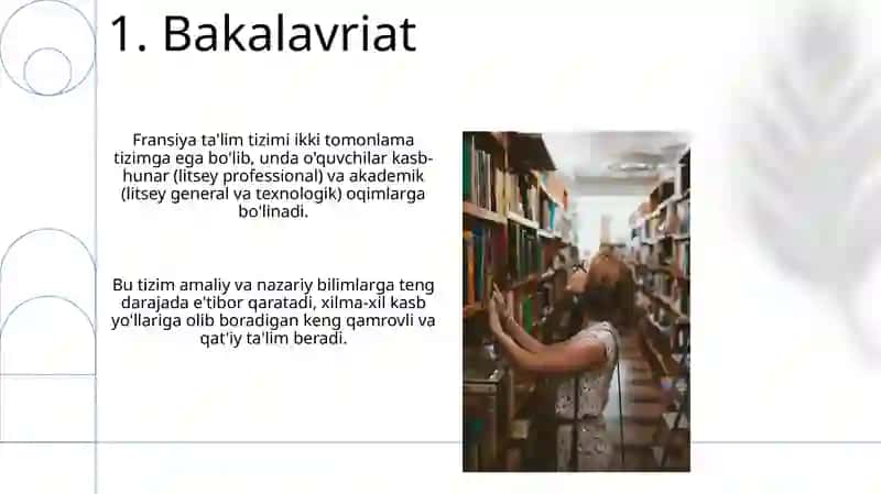 Fransiya talim tizimining Dual bosqichi xisusiyatlari 3