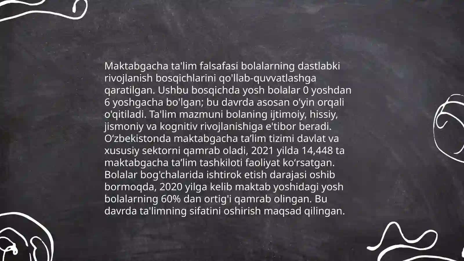 Maktabgacha ta'lim falsafasi 3