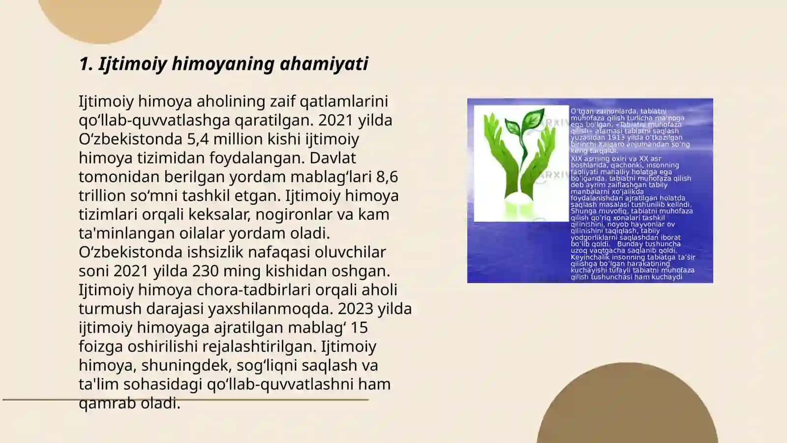 Ijtimoiy himoyaning maqsadi va vazifalari 3