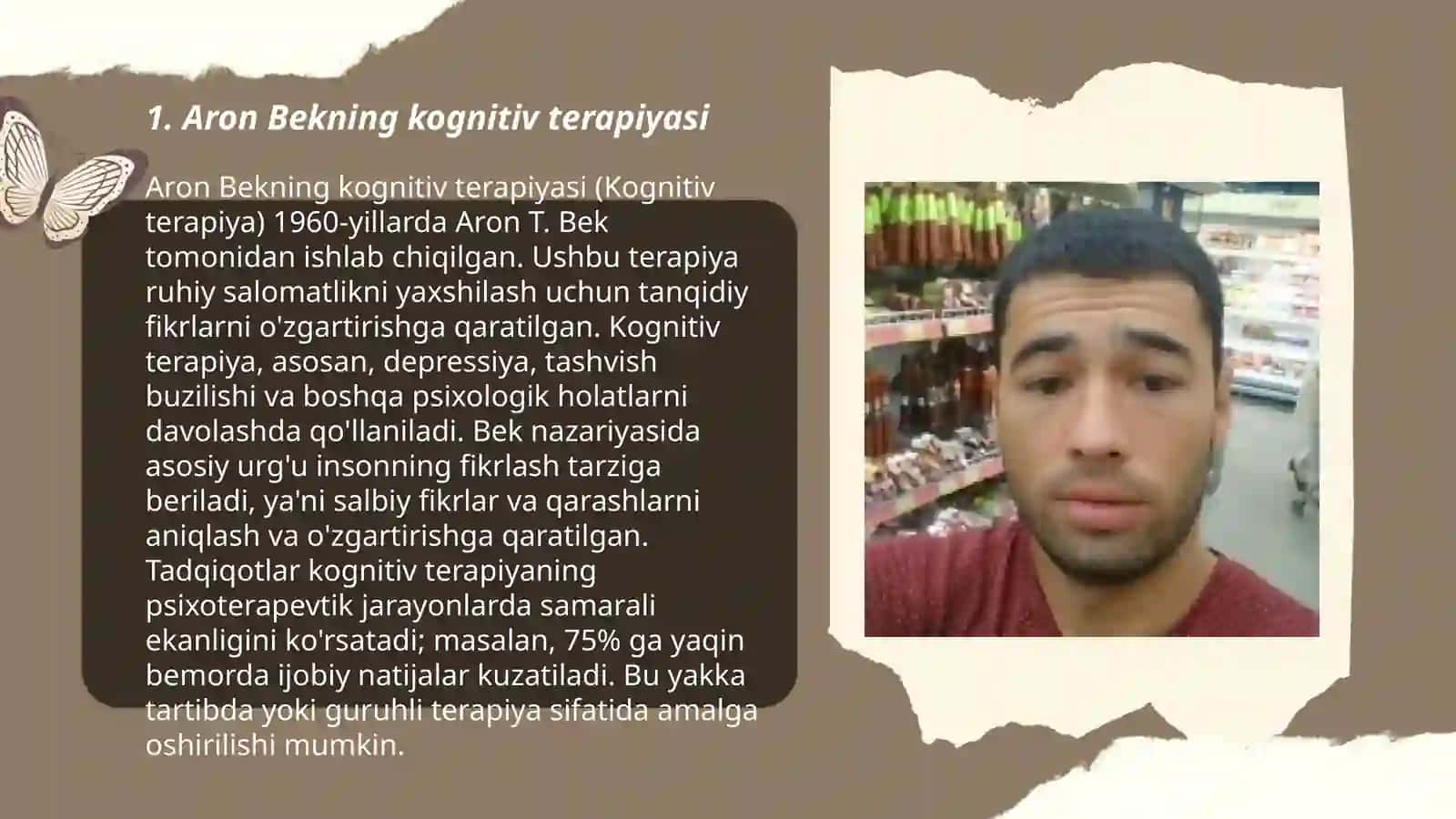 Aron Bekning kognitiv terapiyasi 3