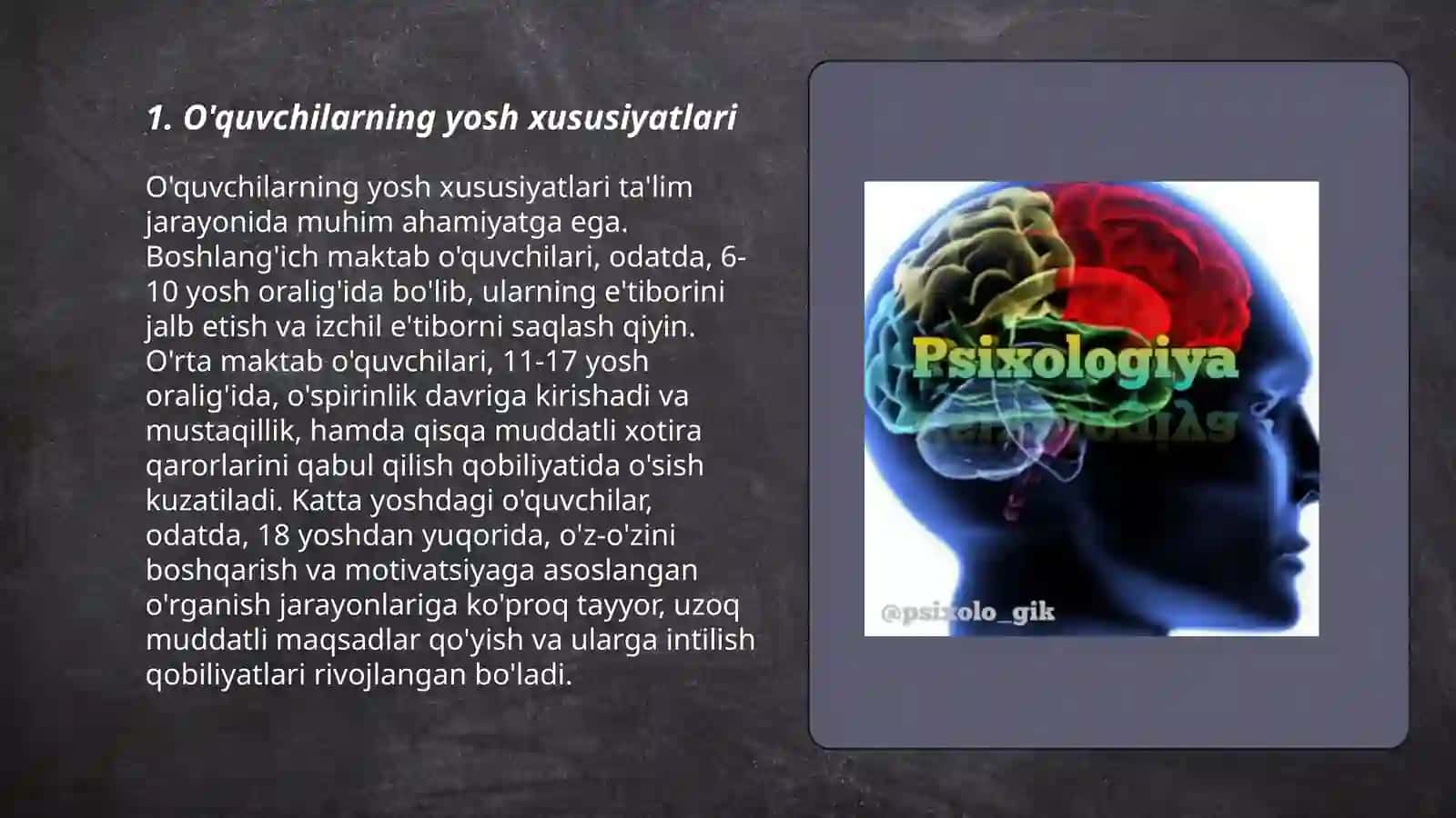 Pedagog psixologiyasining oʻziga xos xususiyatlari 3