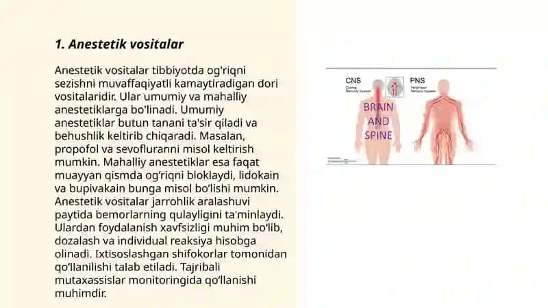 Anestetik vositalar 3
