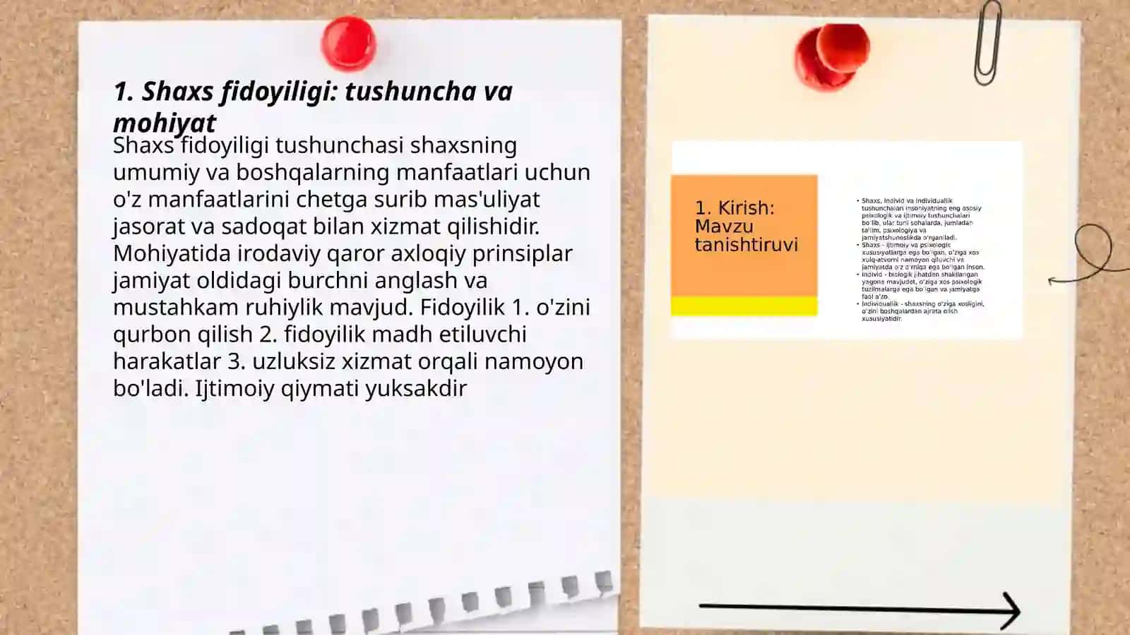 Shaxs fidoyiligi va yuksak xislar 3