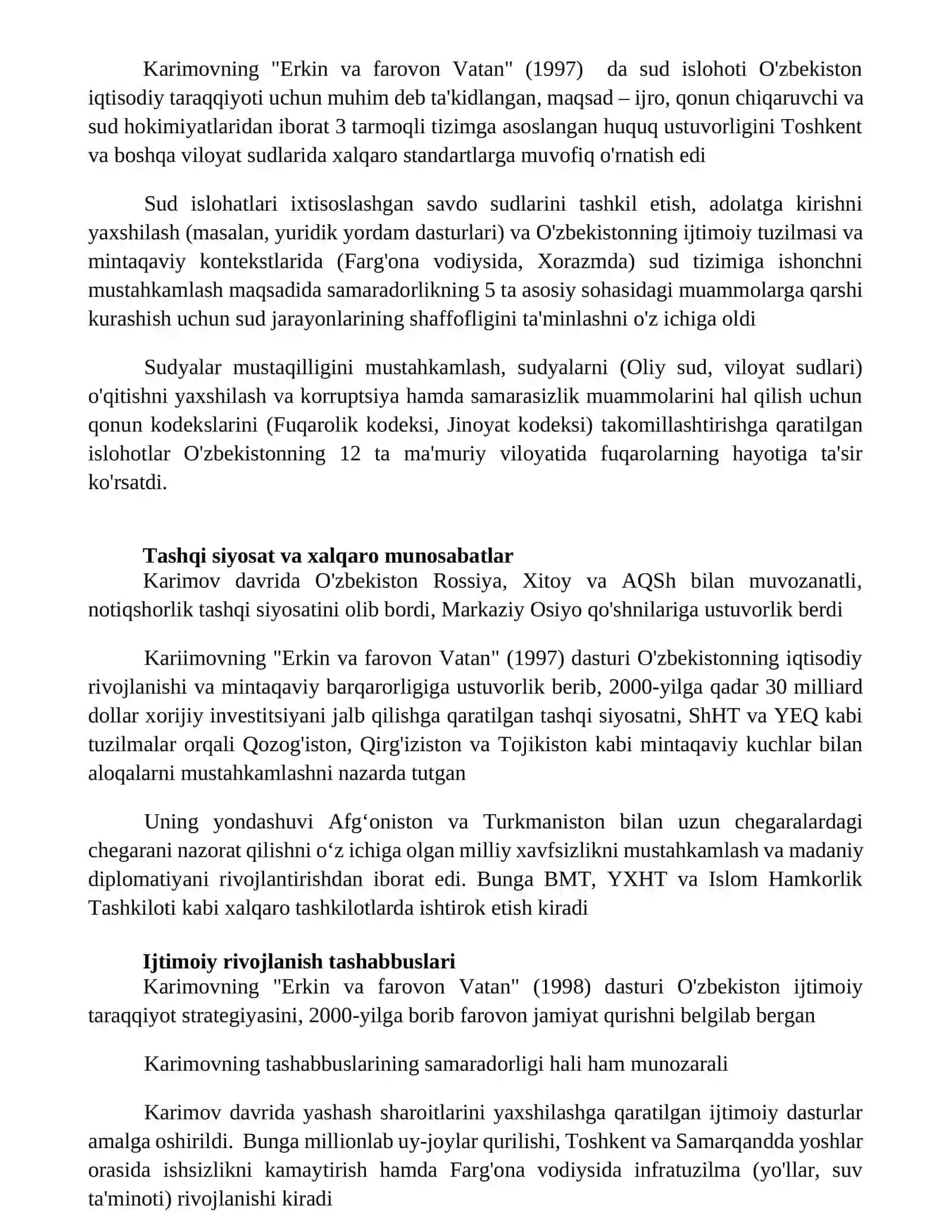 Erkin va farovon Vatan 3
