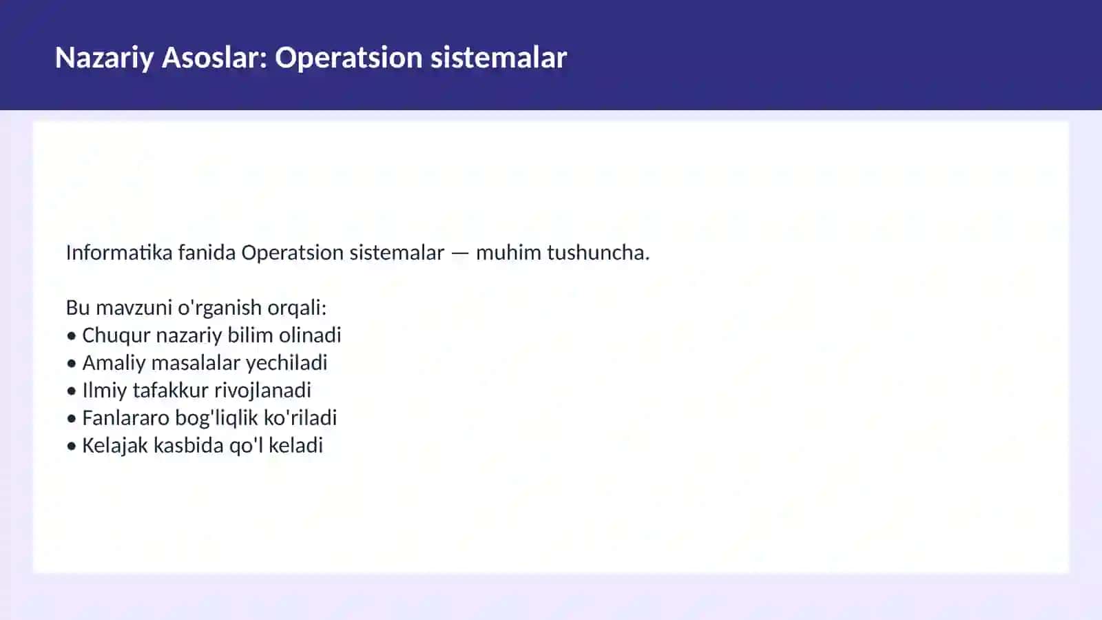 Kompyuter tarixi dars ishlanma 3