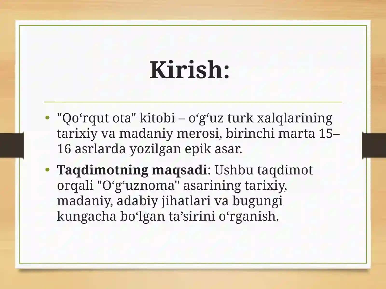 "Qo‘rqut ota kitobi" – "O‘g‘uznoma" tahlili 3