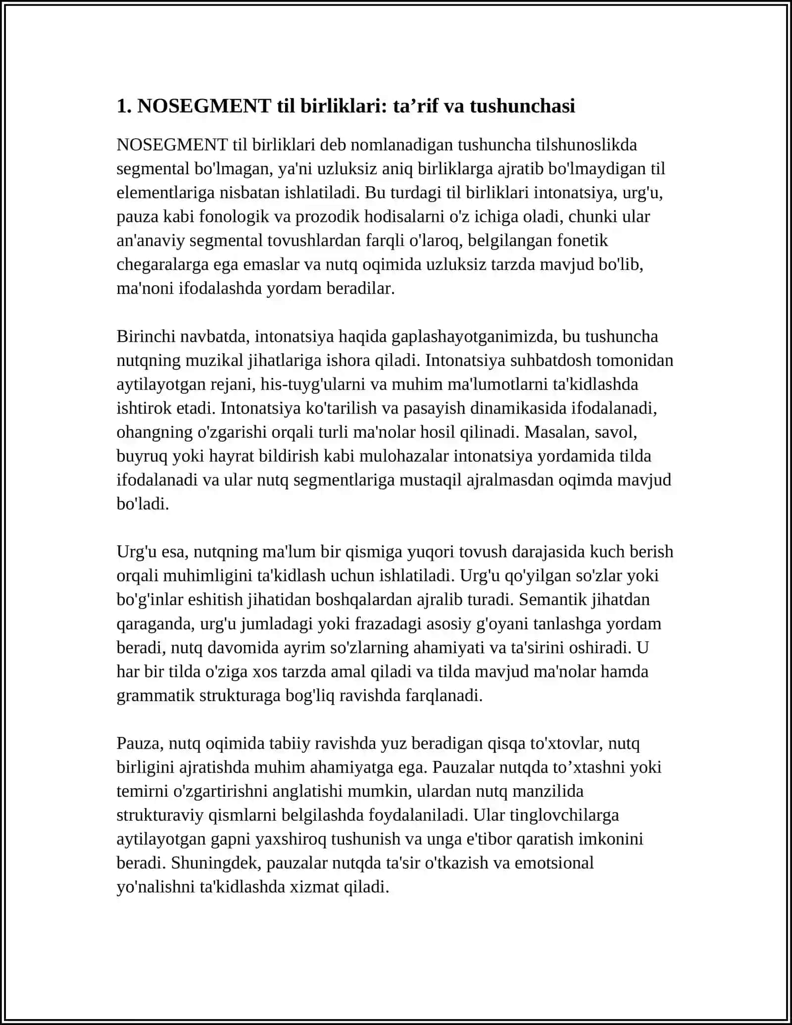 NOSEGMENT TIL BIRLIKLARI 3