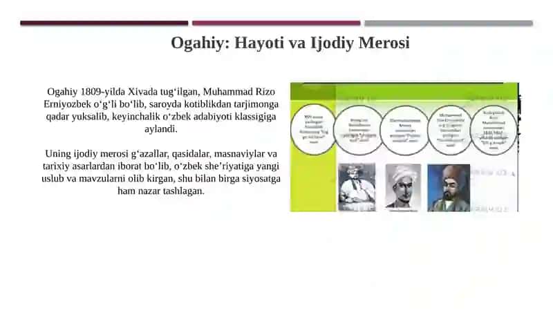 Muhammad Rizo Ogahiy: Zubdat-uttavorix 3