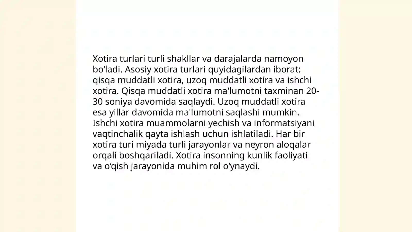 Xotira mehanizmlari 3
