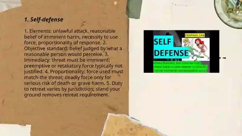Justified acts in criminal Law 3