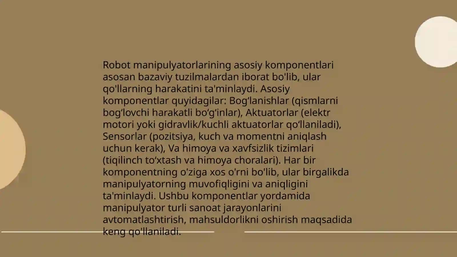 Robototexnik manipulyatorni yiģish 3