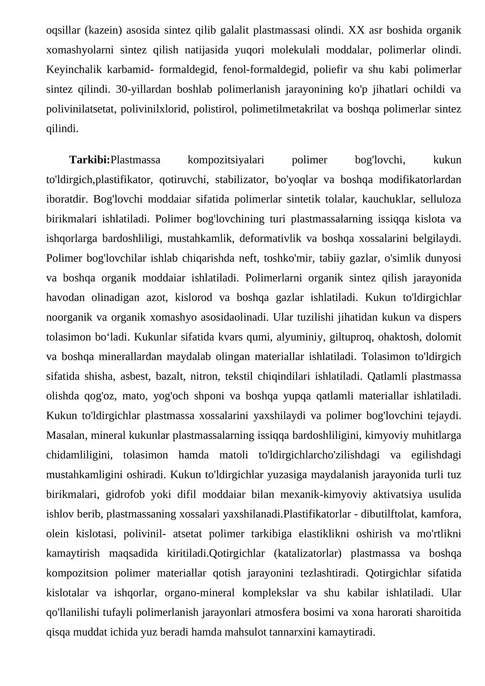 QURILISH KOMPOZITSION POLIMER MATERIALLARNING TURLARI 3