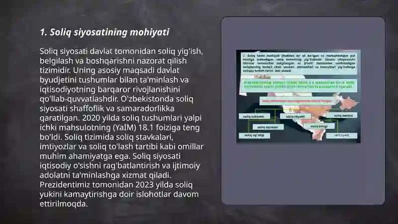 Soliq siyosati va uning asosiy yonalishlari 3