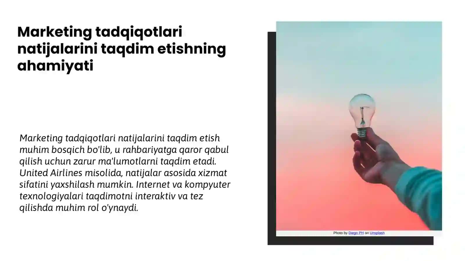 Hisobot va taqdimot tayyorlash 3