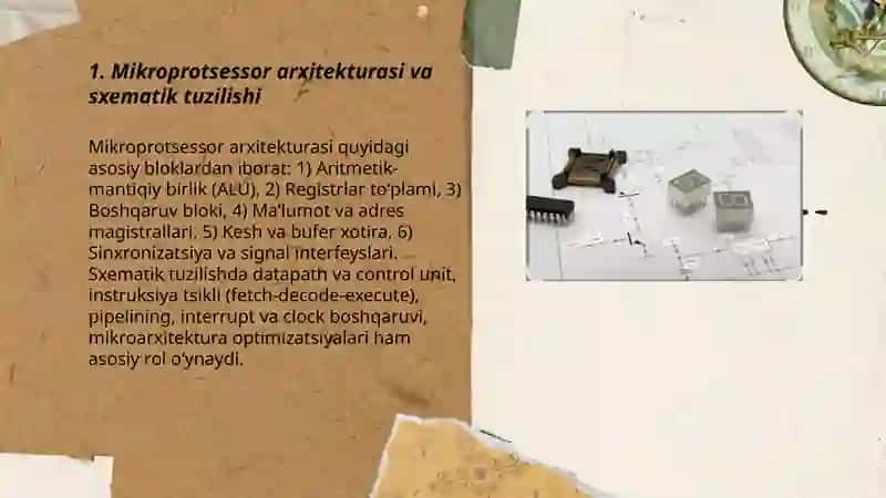 Mikroprotsessorlar sxematexnikasi asoslari 3