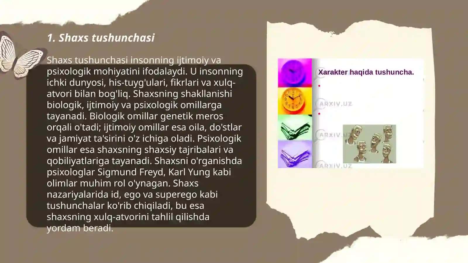 Shaxs tushunchasi 3