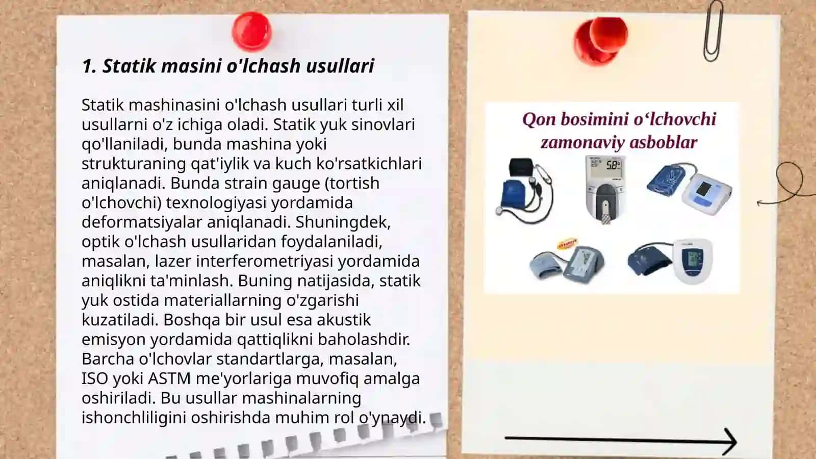Massani o'lchash usullari 3