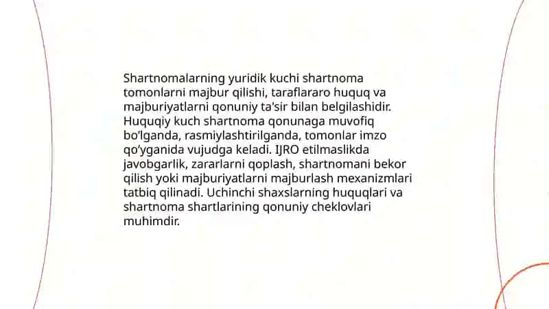 Shartnomalarning oziga xos xususiyatlari 3