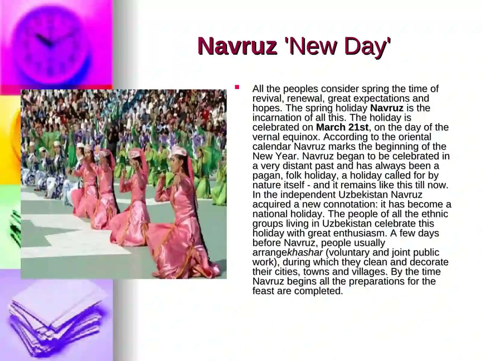 National holidays of Uzbekistan 3