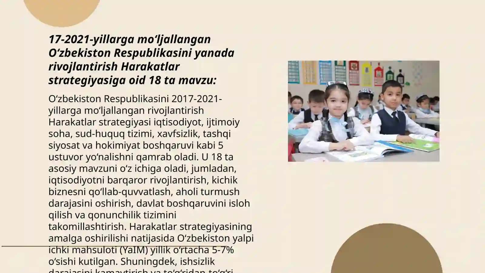 2017-2021-yillarga mo'ljallangan O'zbekiston Respublikasi yanada rivojlantirish Harakatlar strategitasi 3