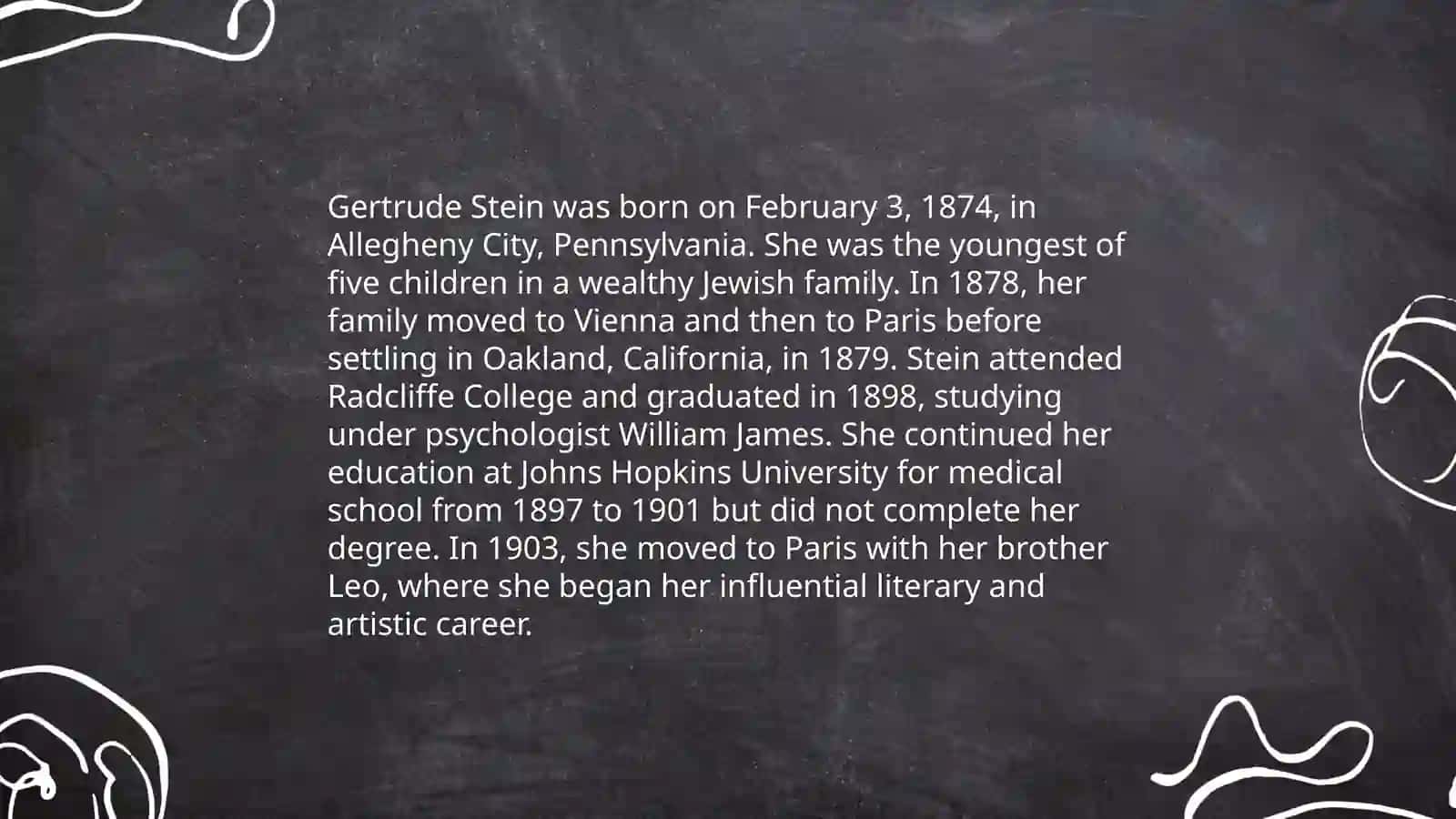 The Life and Work of Gertrude Stein 3