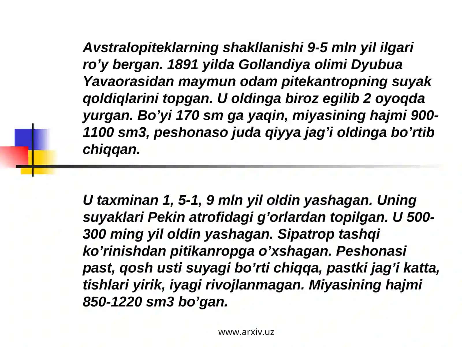 Geologik qobiqda odam va irqlar 3