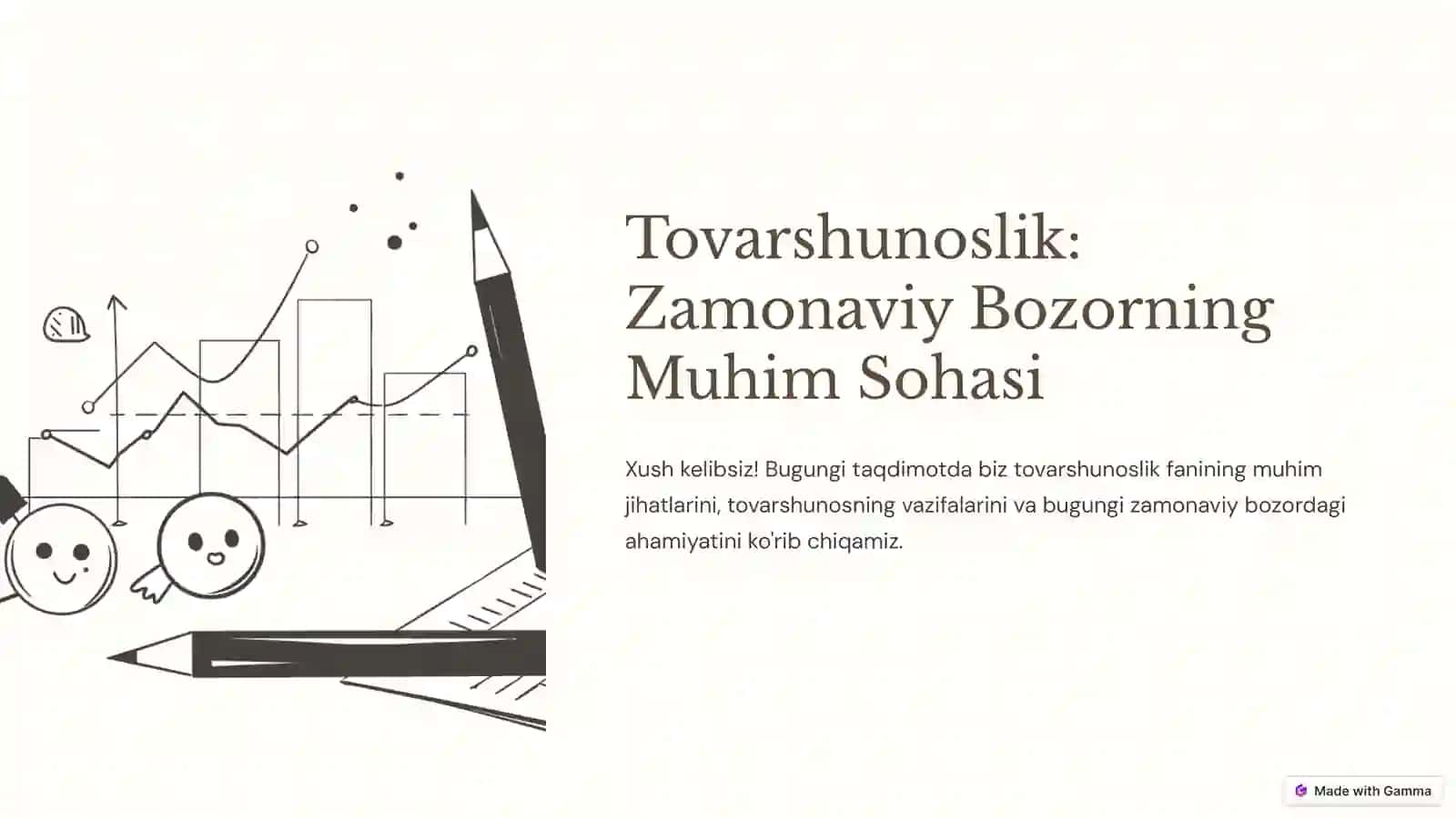 Tovarshunosning vazifalari 3