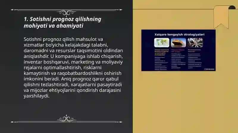 Sotishni prognoz qilish 3