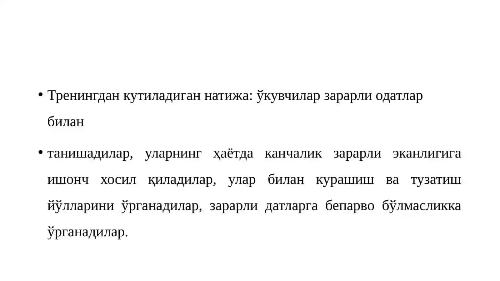 Zararli Odatlar 3