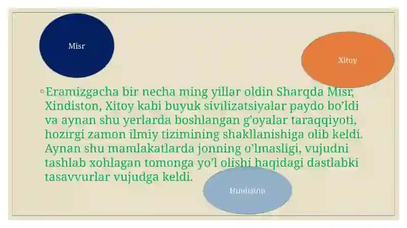 Qadimgi Sharq mamlakatlari psixik g'oyalari 3